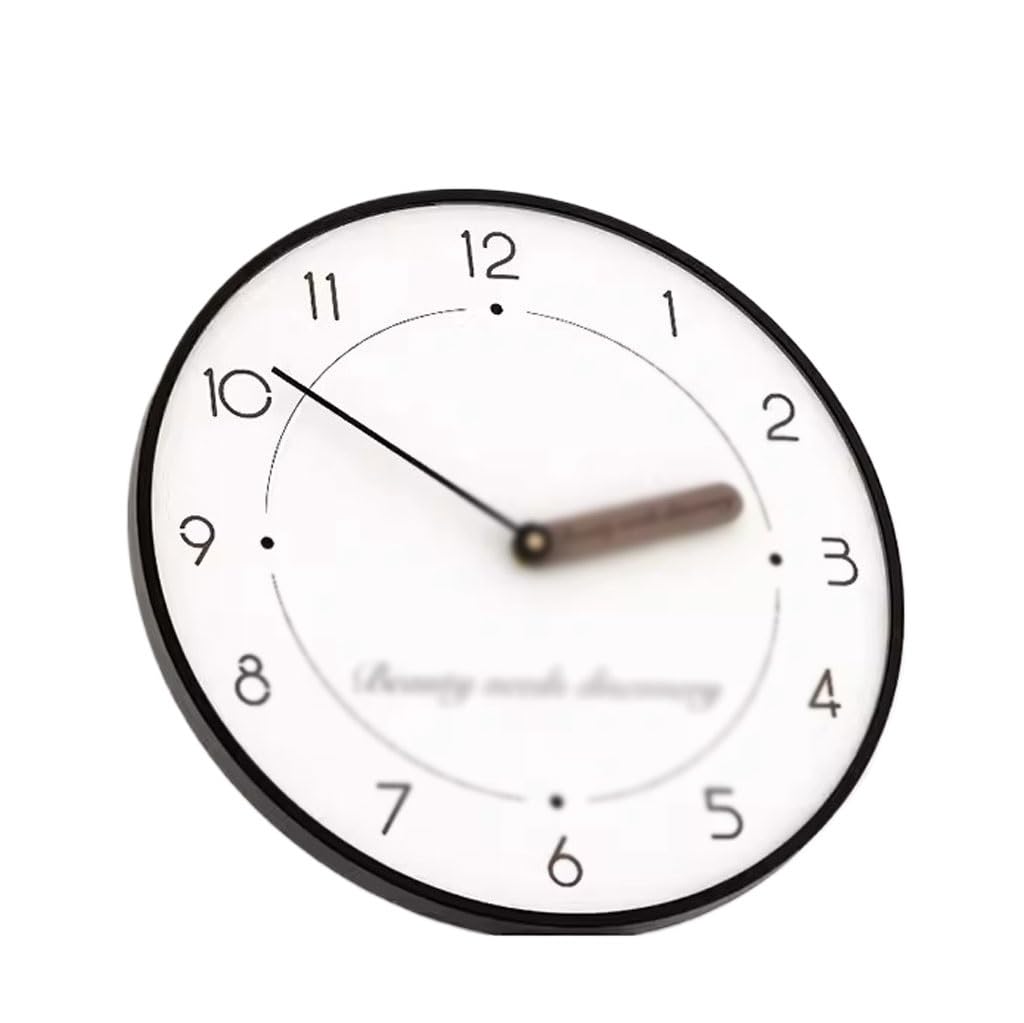 EINES Silent Decorative Wall Clock Punch-free Wall Clock Living Room Clock Modern Silent Table Clock Wall Clock Easy to Read