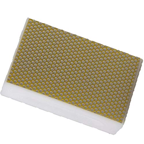 Lap Sorma flexible Diamond Mano abrasivo de pulido bloque 55 * 90mm color BLANCO/AMARILLO