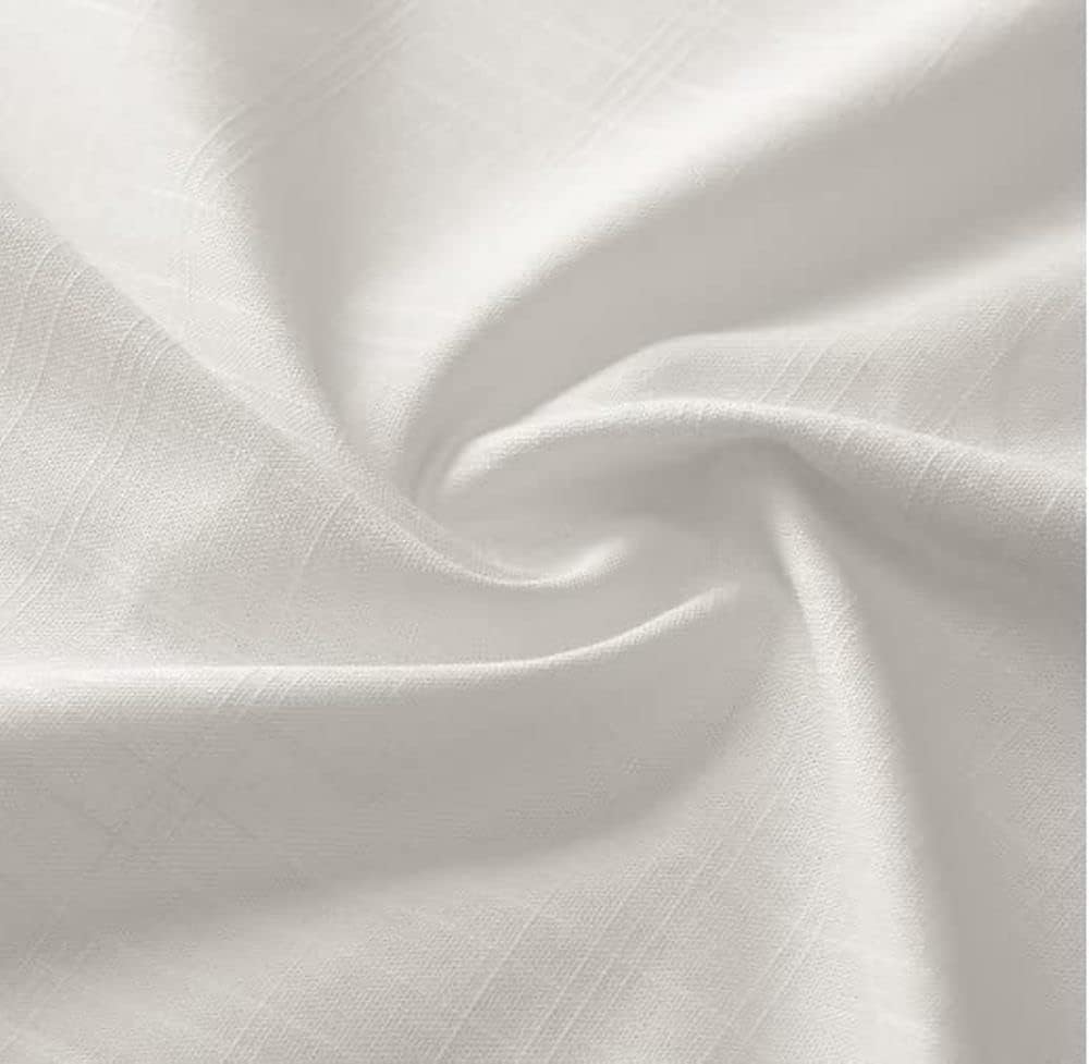 IKEA Ritva White Curtain Set - Size: 57 x 98 (1, White)