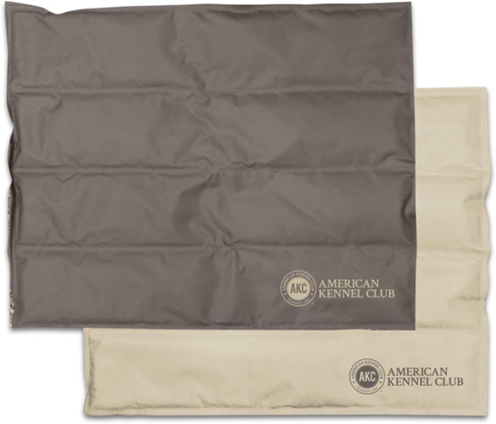 American Kennel Club AKC Large Cooling Mat Pet Bed, Solid, Taupe