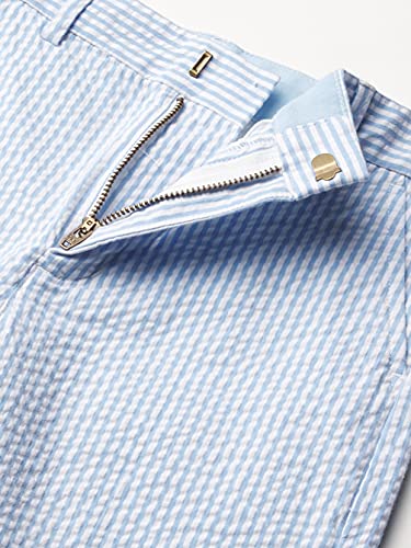Vineyard Vines Boys' Stretch Seersucker Breaker Shorts, Ocean Breeze, 16 #TOP2