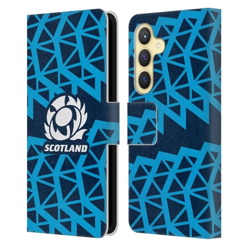 Housse Samsung S24 5G Scotland Rugby Portefeuille Cuir Clapet Magnétique Antichoc Protection