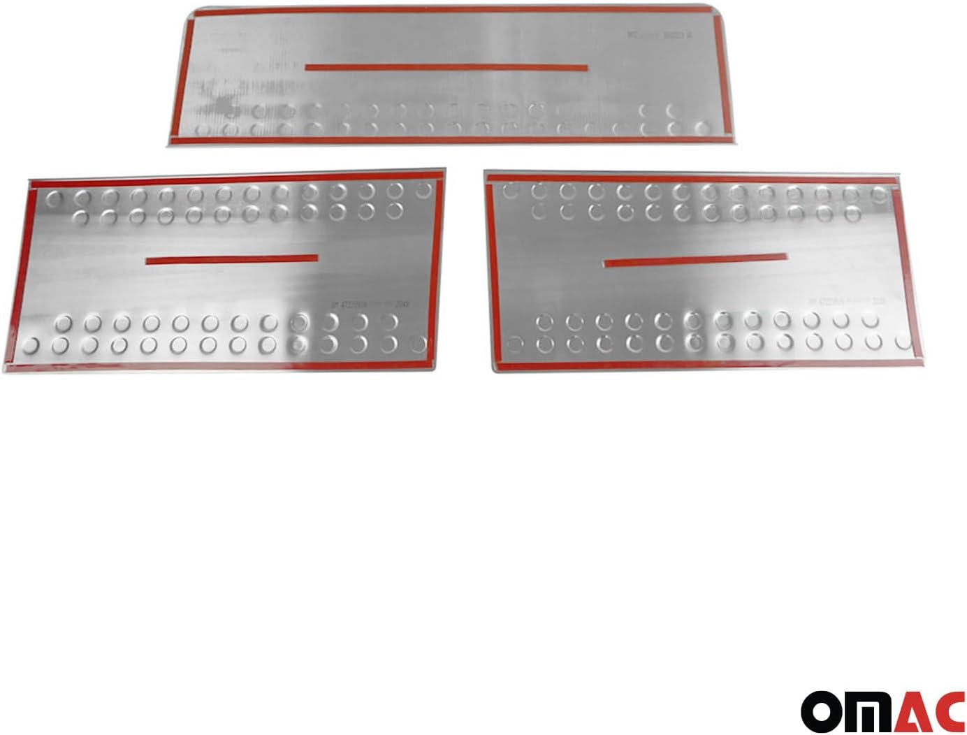 OMAC Door Sill Scuff Plate Protector for Dodge Sprinter 2003-2006 Stainless Steel 3X