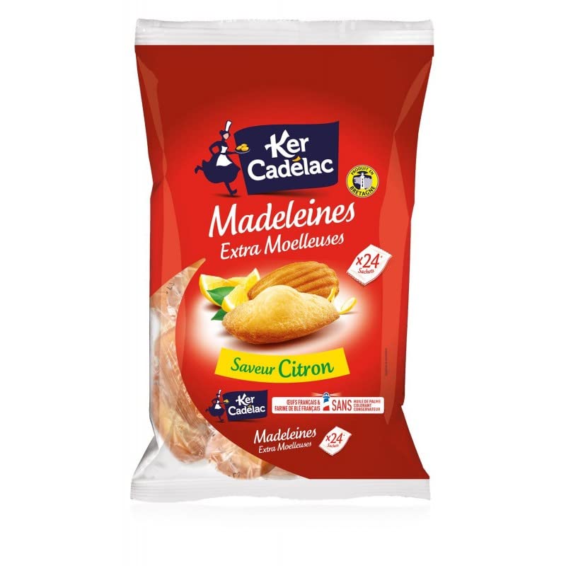KER CADELAC - Ker Cadelac Madeleines Citron Extra Moelleuses 600G - Lot De 3