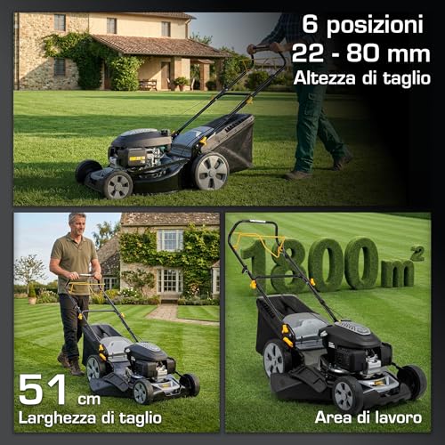 Alpina AL5 51 SHQ Rasaerba a Scoppio 51cm a Trazionione - 4