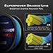 KastKing Superpower Braided Fishing Line, Multi-Color, 80 LB, 500+47 Yds(8 Strands)