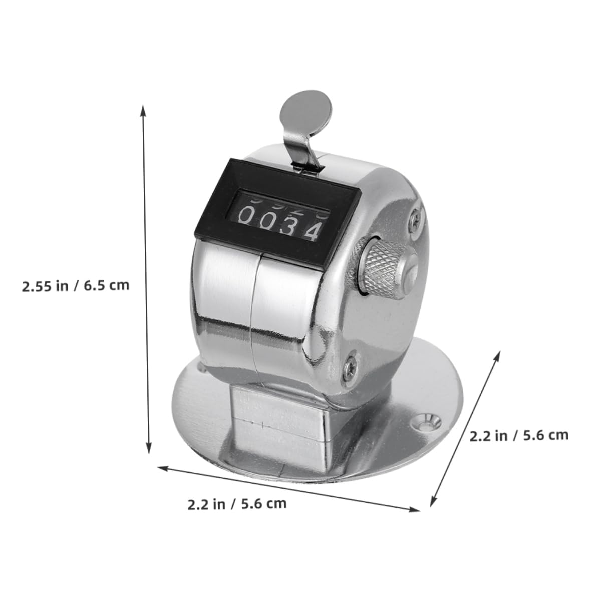 BESPORTBLE 3pcs Mechanical Tally Counter 4- Lap Counter Clicker Handheld for Sports Tally Counting Tool Digital Clicker Item Counting
