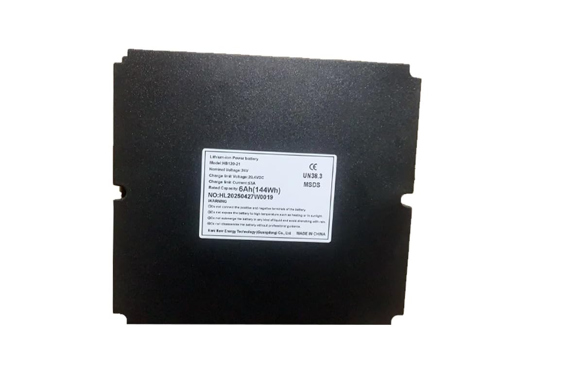 Batería de litio de 24 V, 6 Ah, alta capacidad, batería recargable para sillas de ruedas eléctricas, apto para motores de 100 W-600 W