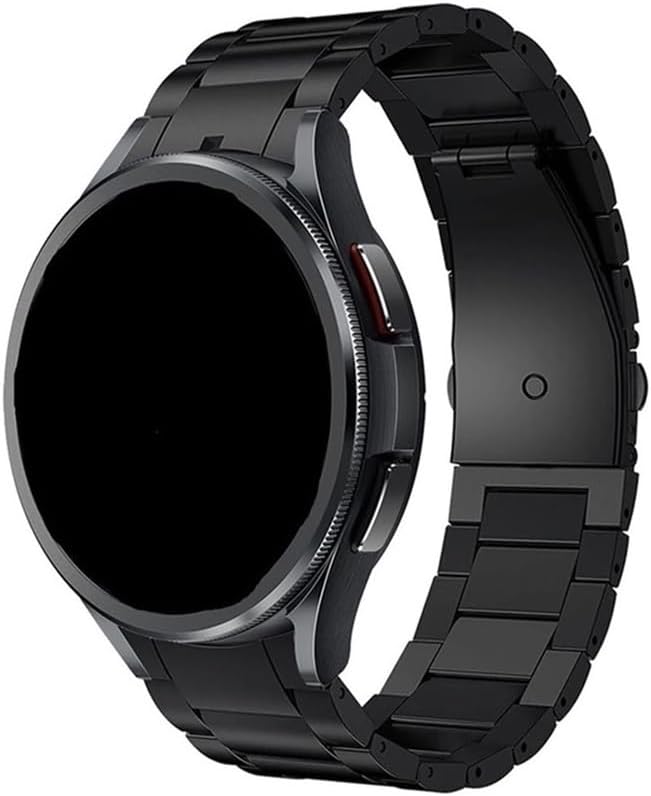 Titanium Metal Strap Fit for Samsung Galaxy Watch 6 Classic 47mm 43mm / 6 44mm 40mm/ 5 Pro 45mm / 5 44mm 40mm/ 4 classic 46mm 42mm/ 4 44mm 40mm Band No Gaps Watchband