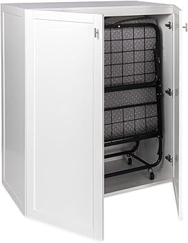 Milliard Diplomat Folding Bed Storage Closet Murphy Cabinet, 49x42.5 in. Bed Not Included