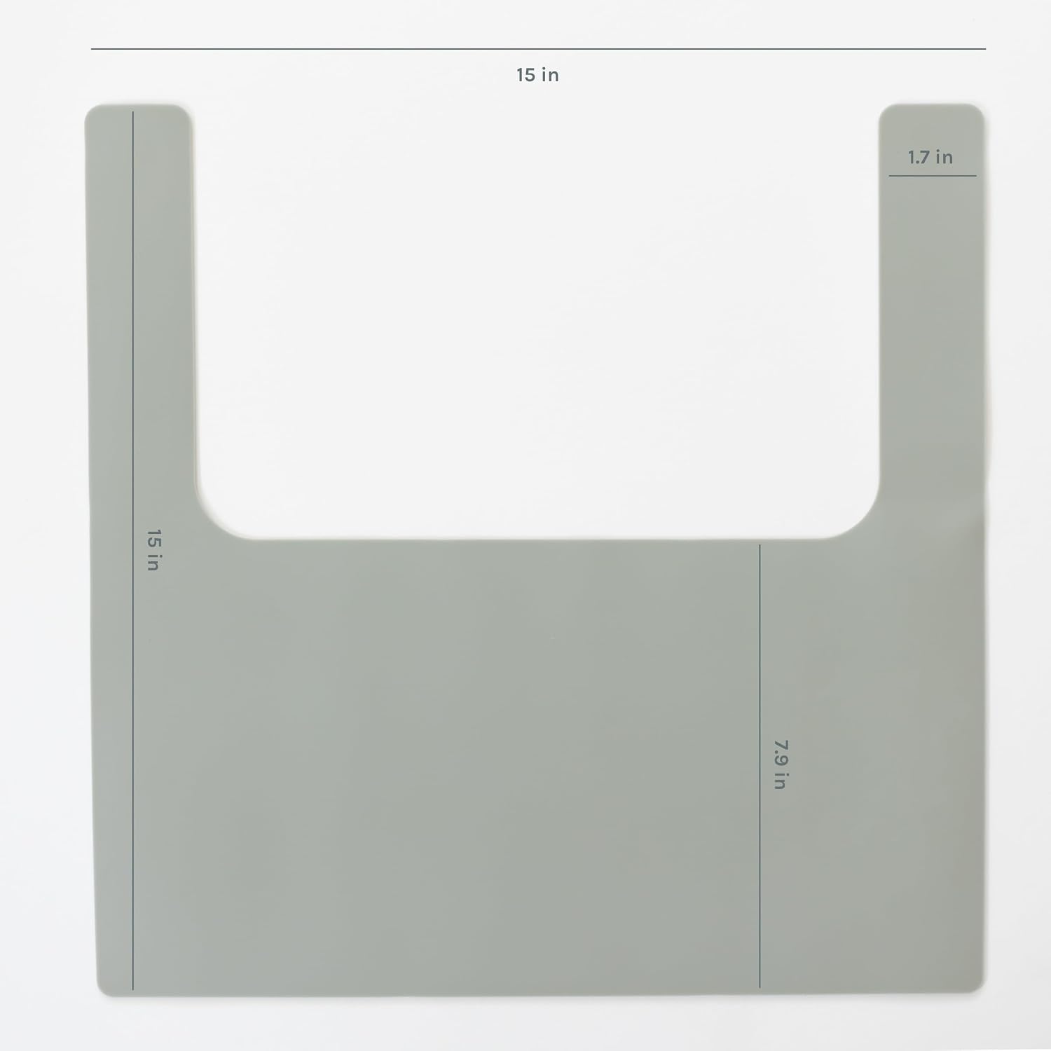 Yeah Baby Goods Placemats Compatible with IKEA Antilop High Chair (Desert Sage) Slip-Resistant & Food-Grade Silicone High Chair Mat for High Chair Tray - Easy Clean High Chair Accessory