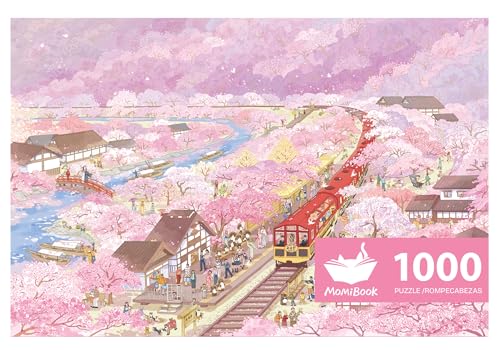 MOMIBOOK 1000 Piece Puzzle for Adults Jigsaw Puzzles, Painting Image, Hard