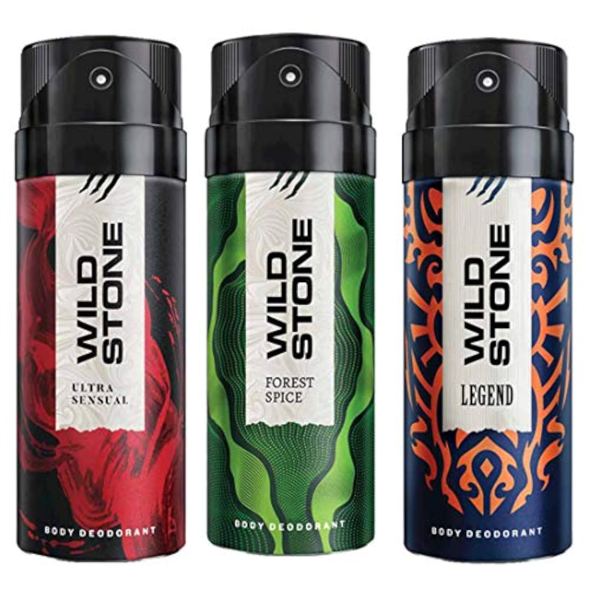 Legend & Forest Spice Deodorants for Men, Pack of 3