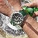 Imagen de FEICE Reloj Automático para Hombre Esqueleto Cristal de Zafiro con Correa de Caucho Verde Caja de Acero Inoxidable 46mm FM511