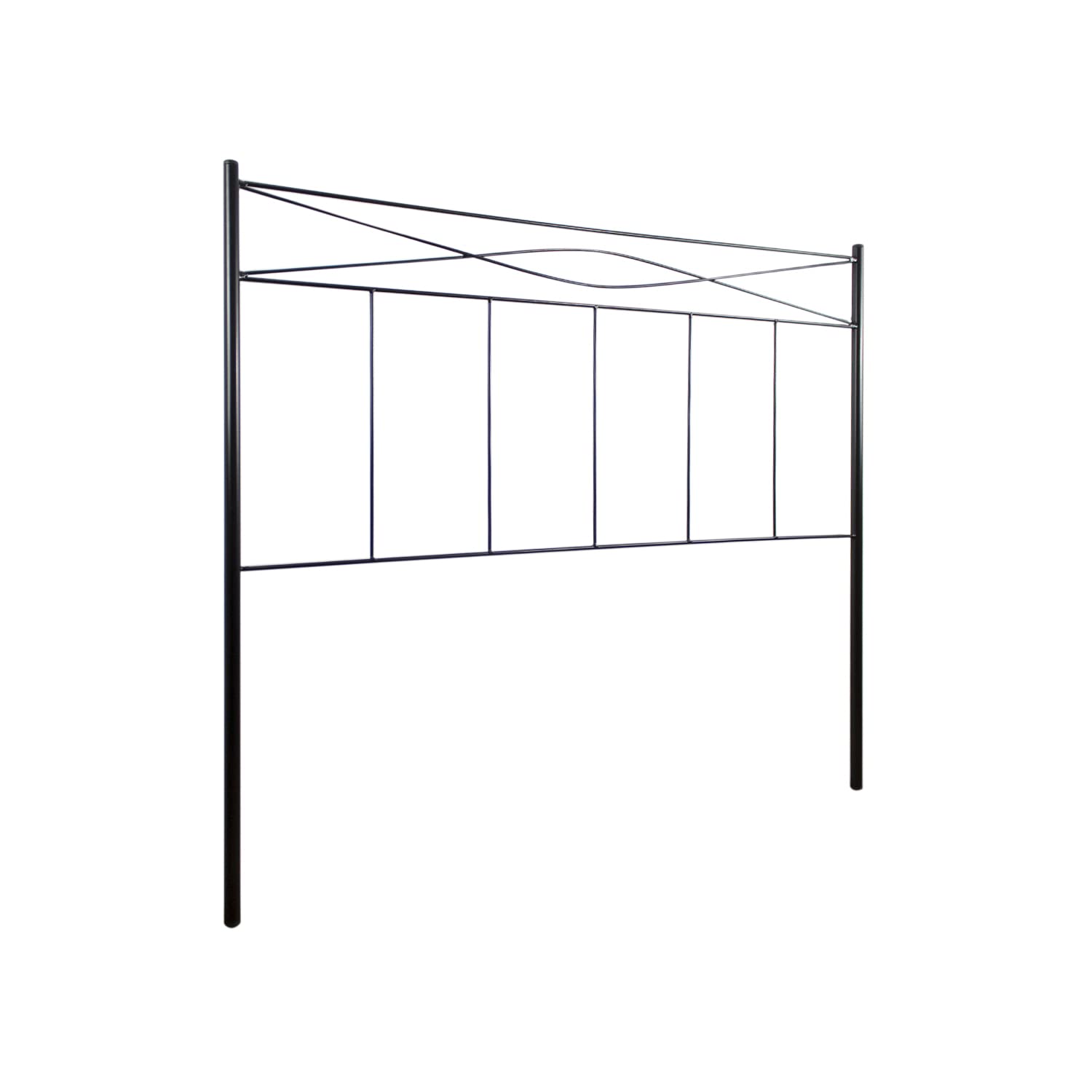 El Herrero Cabecero de Forja Manu | Cabezal para Cama de Matrimonio e Individual | Producto Artesanal, Hecho en España (para Cama de 135 (142cm), Black)