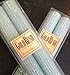 8 Inch Natural Beeswax Glitter Candles, Pacific Color, Boxed Set of 2