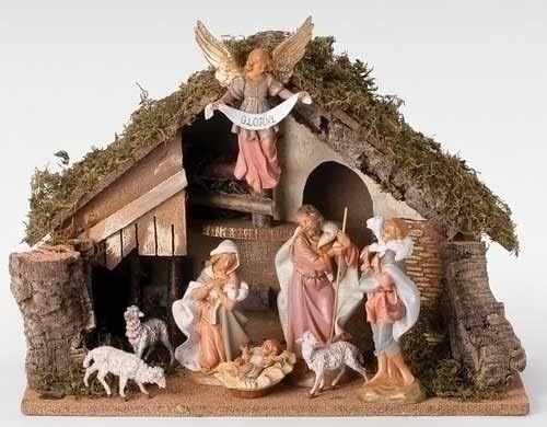 Fontanini9 pc Italian Nativity Set, 7.5" Scale