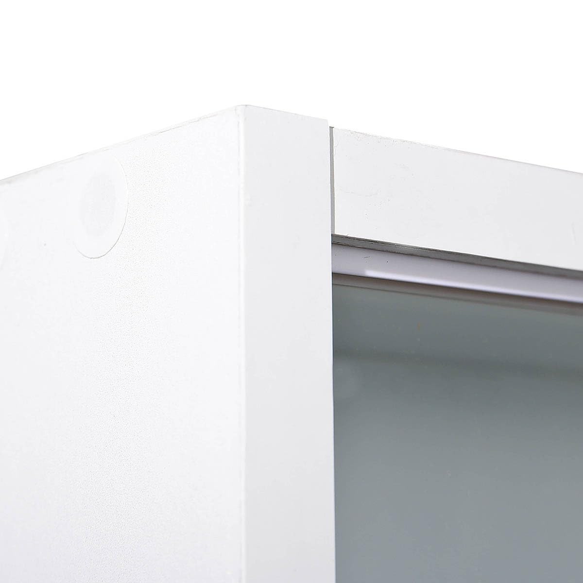 AltoBuy Collect Blanc - Vitrine Murale 5 Compartiments Blanche