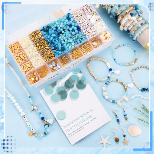 Image of Wurosi Jewelry Making Supplies Kit, Bracelet Making Kit for Adult