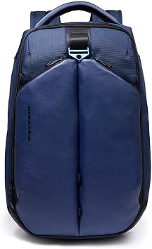 Piquadro Travel backpack for laptop 15,6" Unisex fabric/bio-based material blue