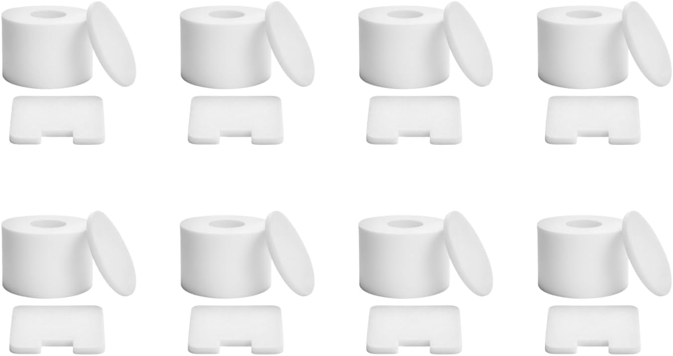 Nispira Filter Set Compatible With Shark NV42 Deluxe Upright Vacuum Cleaner Compared to Part #XFF36. Fits UV402 UV410, NV36, NV36A, NV42, NV44, NV46, NV46C, 8 Sets