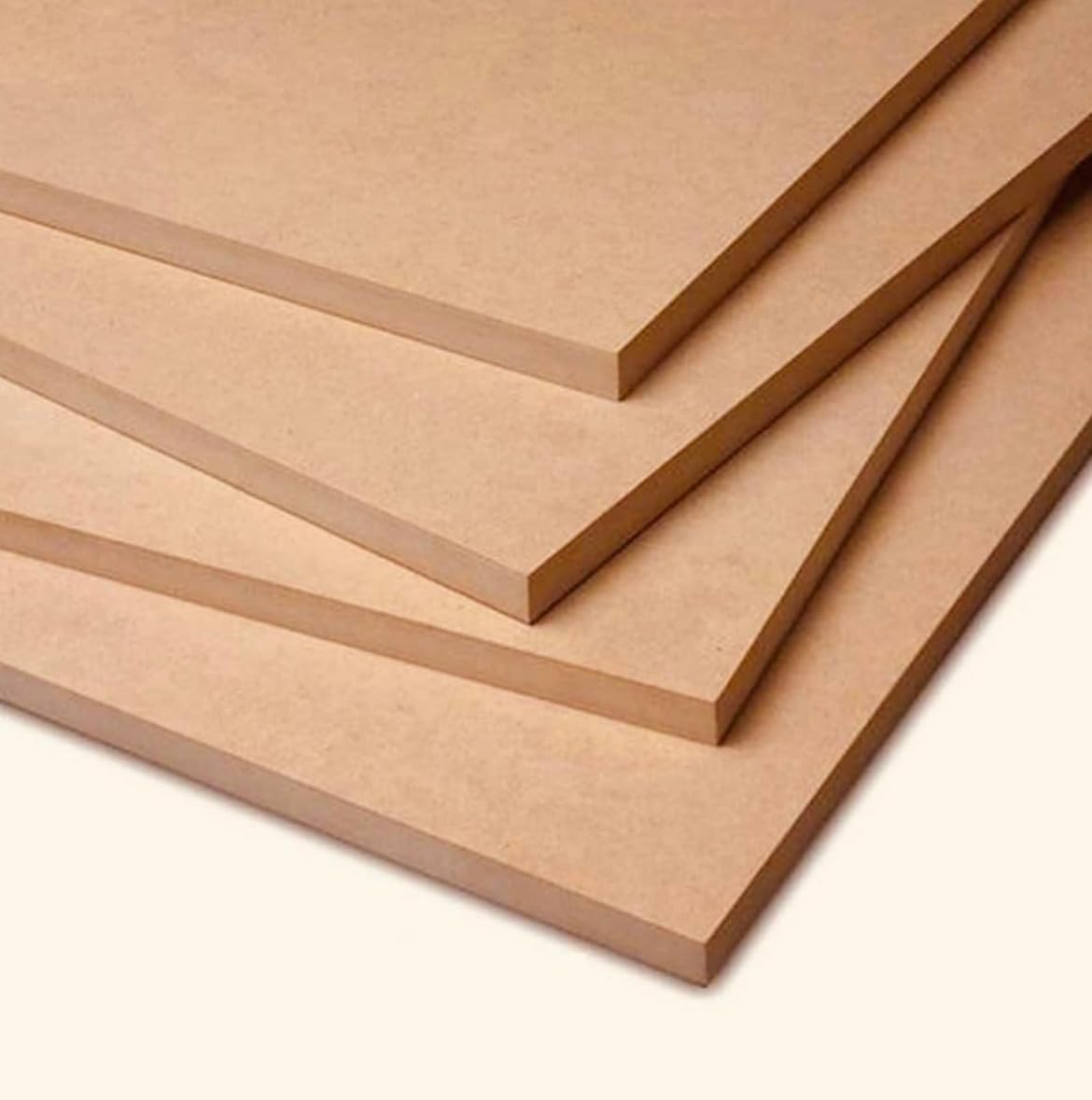 MDF Board - Pack of 4 MDF (60 cm x 60 cm) square (3 mm)