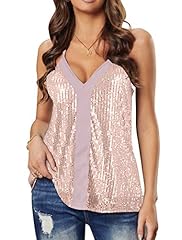 D# Pink Sequin Racerback