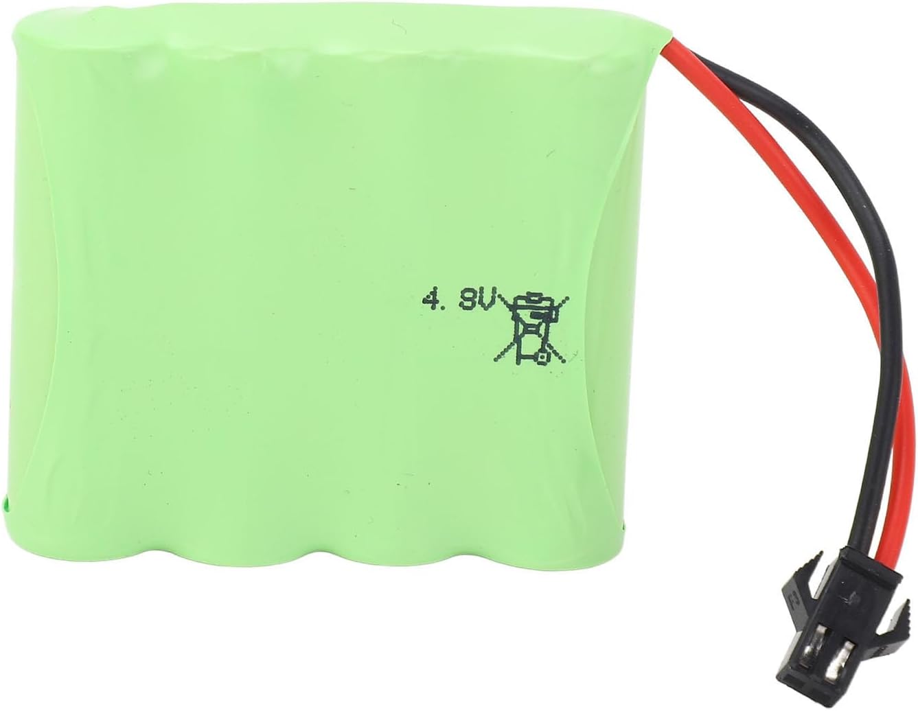 4.8V 2400mAh RC Car Replacement Battery,Lithium Battery with SM 2P Plug for SHARKOOL 1/16 RC Car