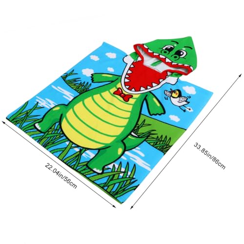 Toalla de baño infantil tipo capa con alta absorción y secado rápido de verano 3