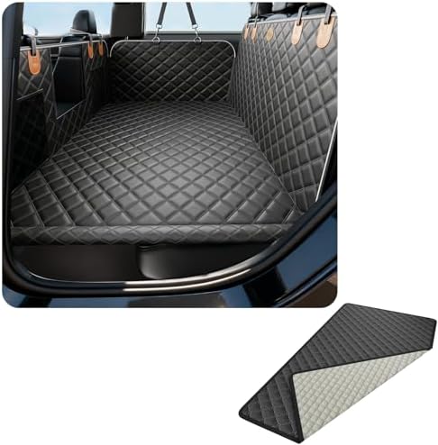 PetDance Car Back Seat Cover (L) + Slim Dog Mat Replacement(L) (Bundle) image 2