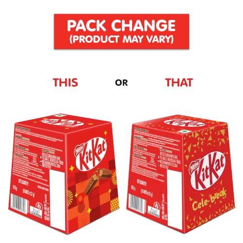 Image of Nestle KitKat Cele-Break, 2 Fingers Mini Gift Box, 15 Units, 15 x 12.1g, 181.5g Box