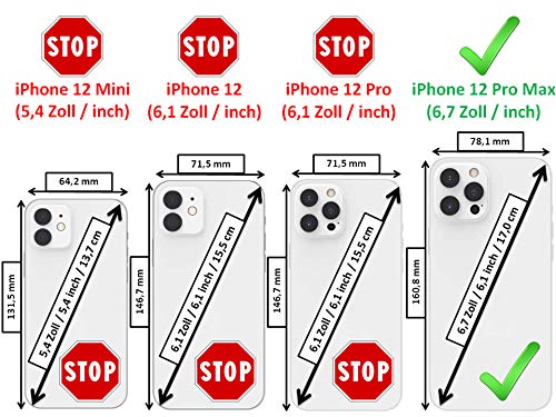 Étui en cuir iPhone 12 Pro Max Melcko bleu housse clapet chic