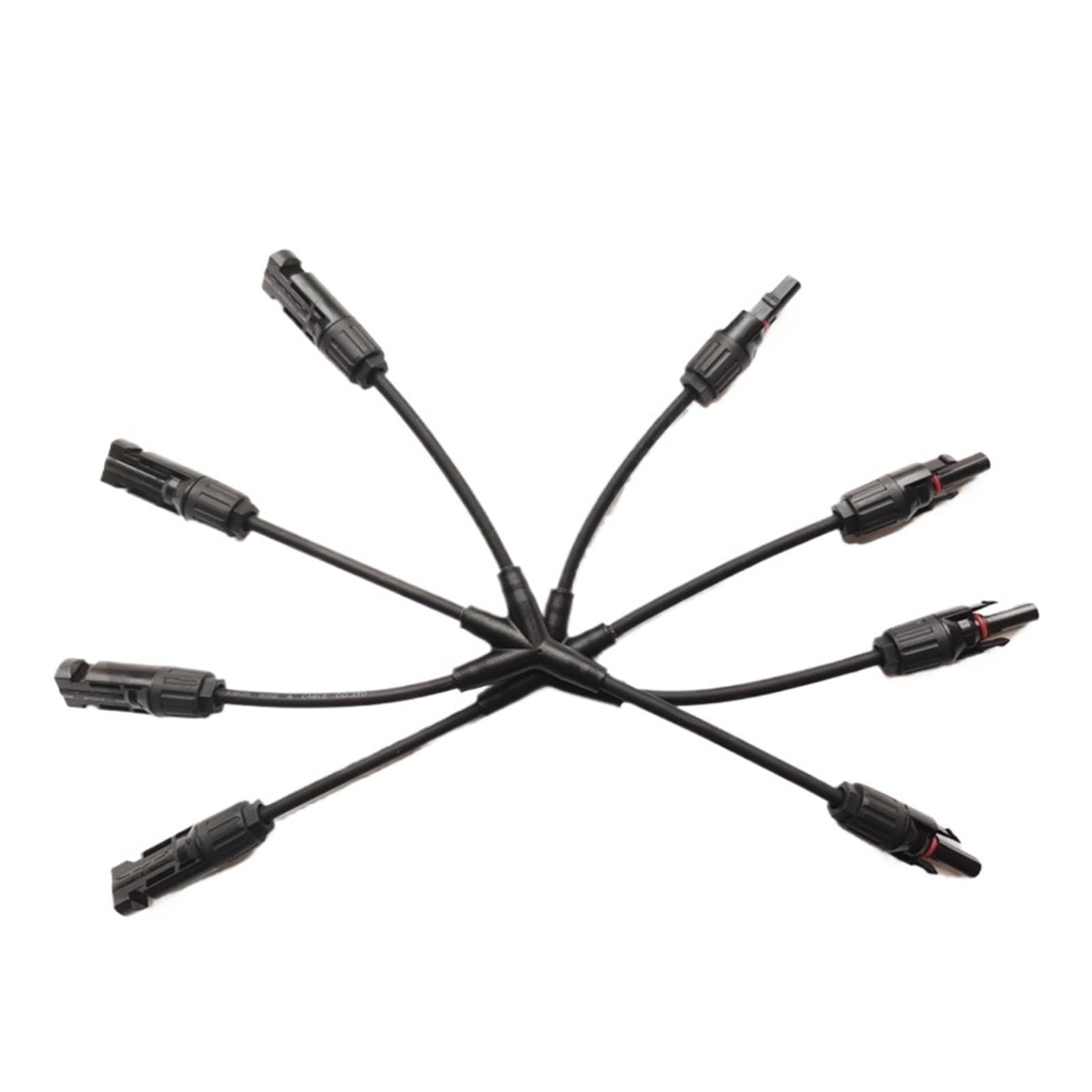 connettore Solare 1-5 Coppie 3Y Branch Solar Parallel Maschio Femmina Connettore Impermeabile IP67 Pannello Solare Cavo Collegare Serie Parallelo Spina(2pairs)
