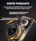 Edifier M90 2.0 Enceintes Bibliothèque Hi-FI sans Fil,100W RMS, Noir - 4