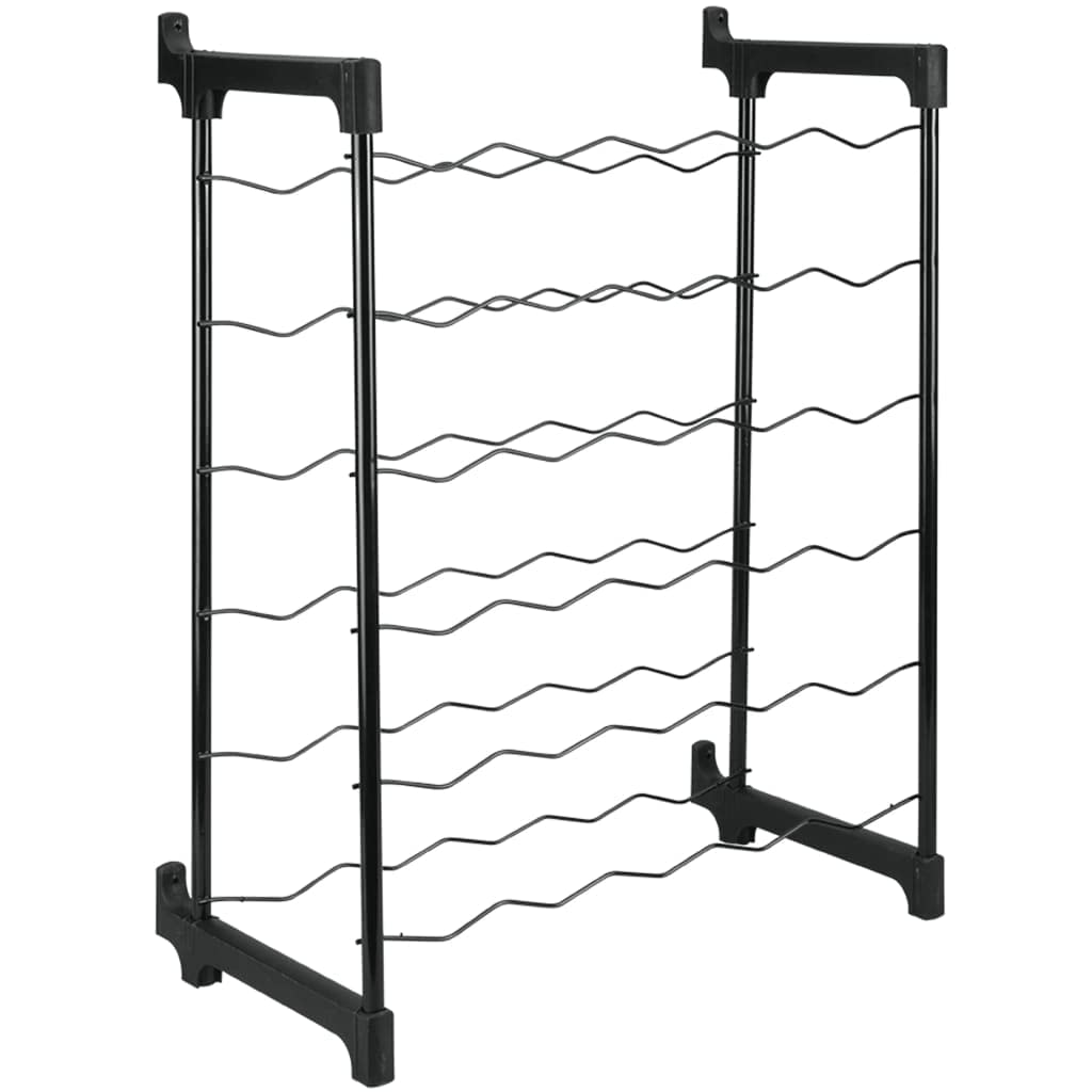 Metaltex Chianti 30 Bottle Wine Rack, Epotherm Coating, Black, Metal, 50 x 27 x 61cm., 38363038080