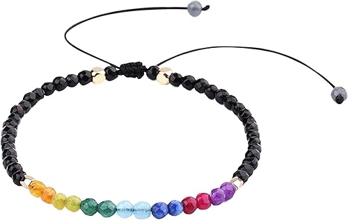 Pulsera de cuentas bohemias para hombre para mujer, pulsera de cristal, pulsera ajustable con cuentas constelaciones, doce pulseras de hebra,