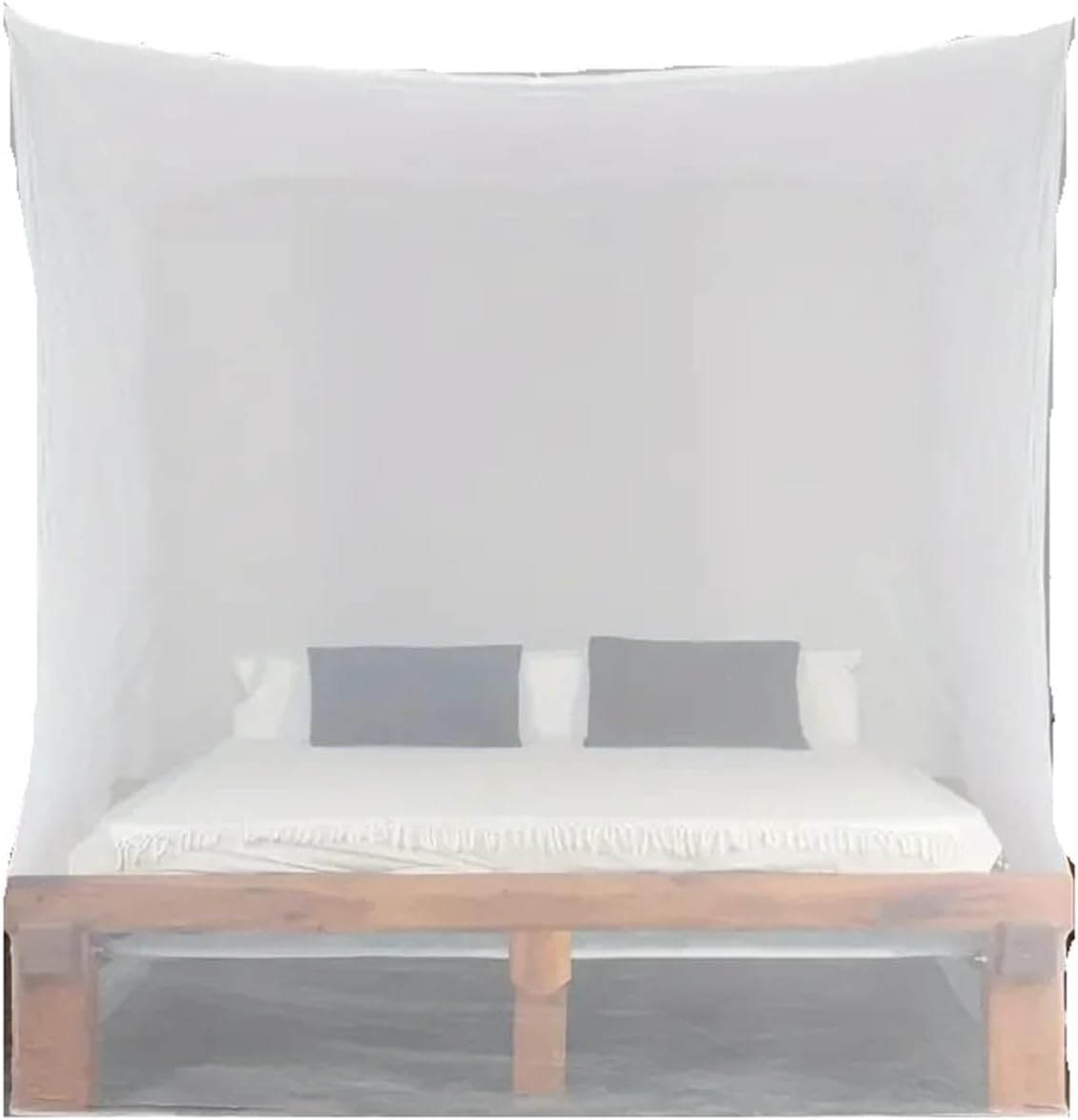 Camping Net White Mesh Portable Square Foldable Control Lightweight Outdoor Tent Sleeping(120cmx200cm)