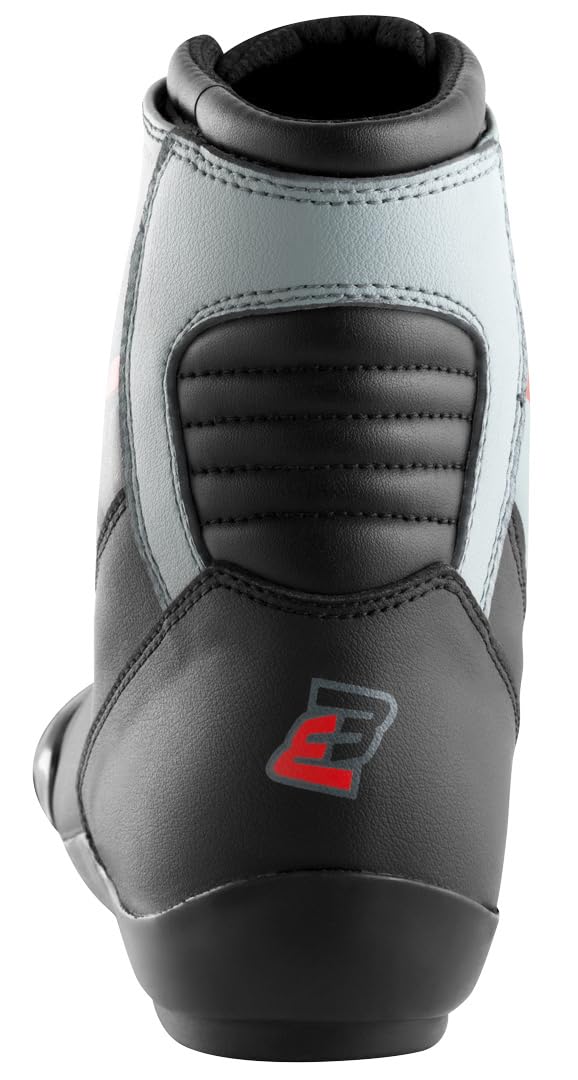 Bogotto Lap Scarpe Moto da Uomo, Grigio/Rosso, 41