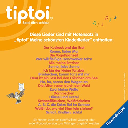 tiptoi® Meine schönsten Kinderlieder, Liederbuch ab 3 Jahre (Liederbücher)