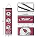 WinCraft Arizona Cardinals Evolution 8x32 Inch Vertical Wool Embroidered Hanging Banner