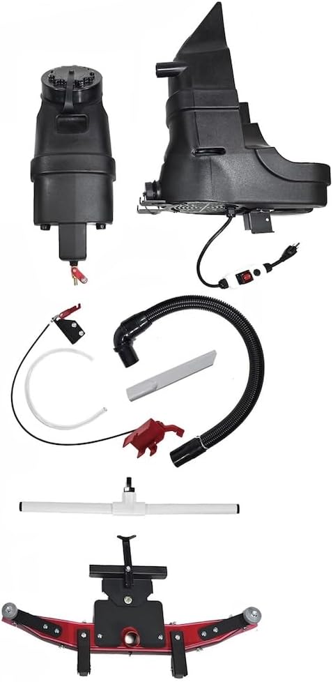 HydroVac Pro Floor Cleaning Attachment for 20" Pivot Floor Machine – Solution & Vacuum Recovery System, 2 Gallon Tank
