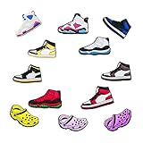 12PCS Shoe Charms for Teens, Boys, Girls, Men, Women, Sport Shoe Decoration Charms for Party Gift