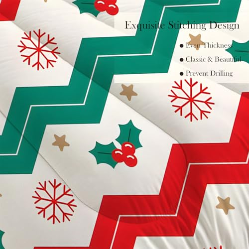 Édredon réversible doux motif Noël 220x240 cm, le cadeau idéal - 4
