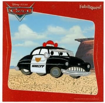 Disney Cars-Sheriff Fabric Applique