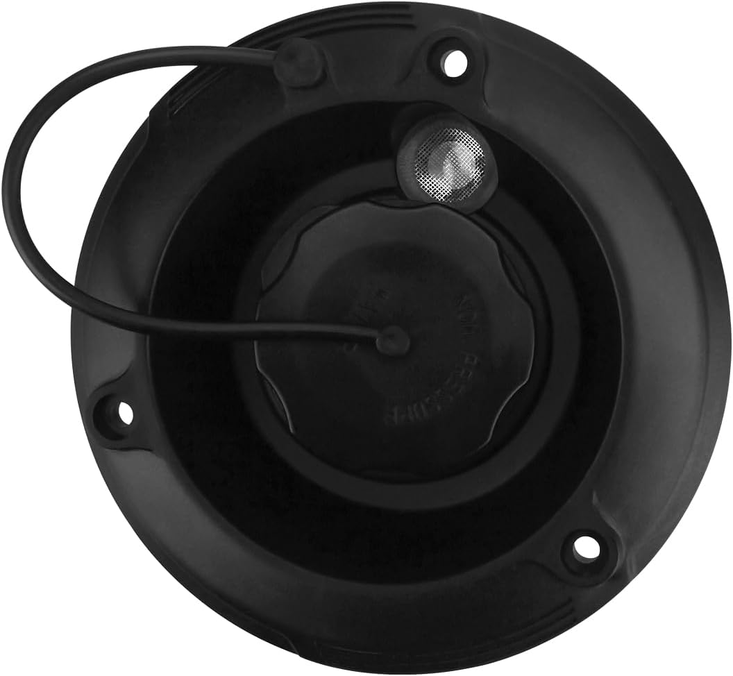 RV Round Fresh Water Gravity Fill Hatch Inlet for RV Water Inlet Replacement, RV Water Fill Hatch, Camper Water Inlet Hatch, Trailer Water Fill Hatch Inlet - Black