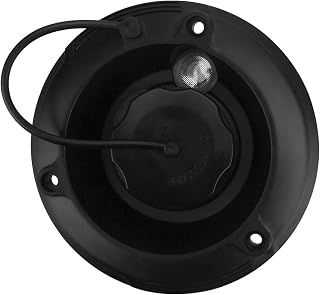 RV Round Fresh Water Gravity Fill Hatch Inlet for RV Water Inlet Replacement, RV Water Fill Hatch, Camper Water Inlet Hatch, Trailer Water Fill Hatch Inlet - Black