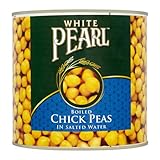White Pearl Garbanzos hervidos en agua salada - 2.55kg