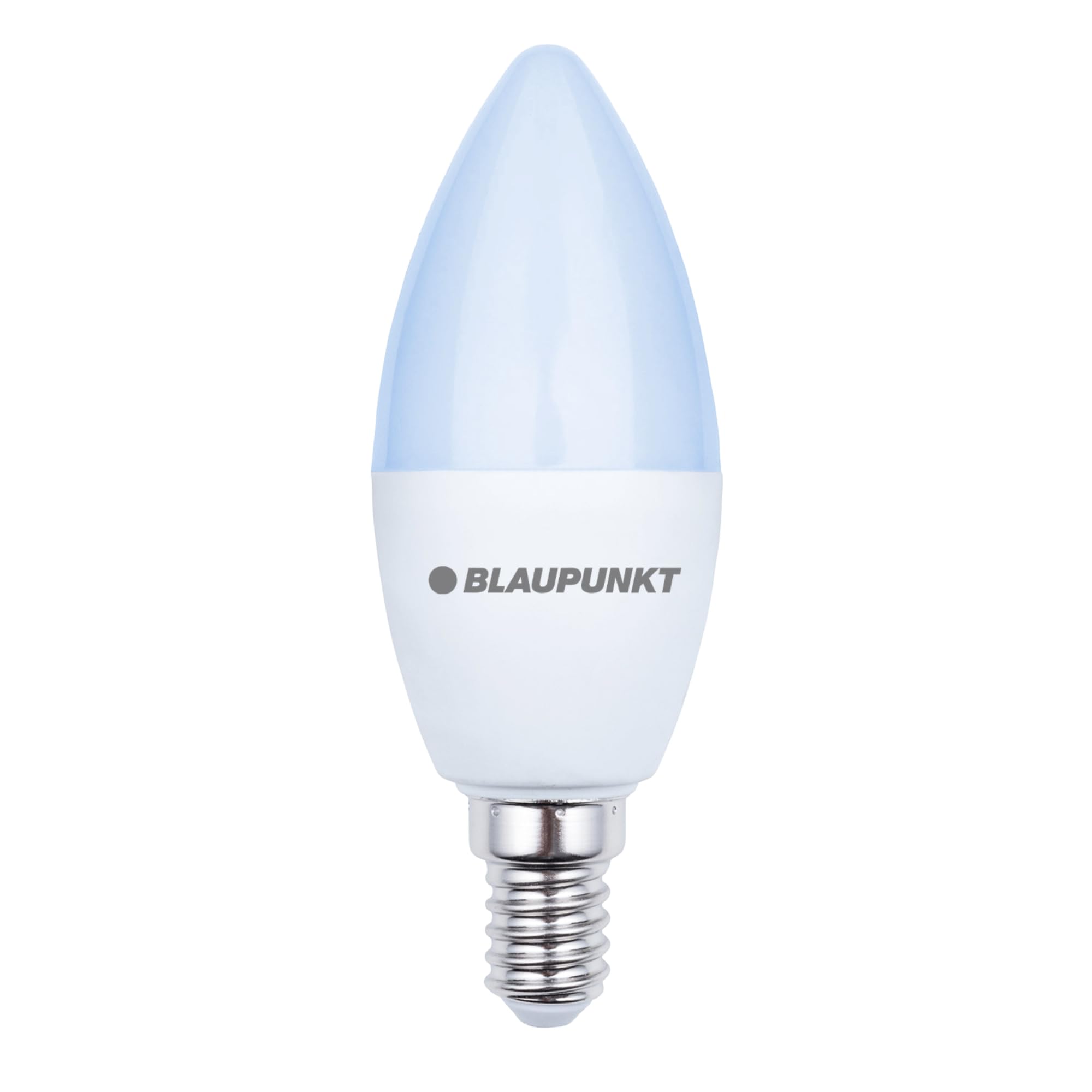 Blaupunkt E14 LED Light Bulb Candle Shape – 10W (80W to 100W Equivalent), 820 Lumens, 6000K Cool White LED – Non‑Dimmable, E14 Screw Base, Energy‑Saving Home Lighting – Pack of 1