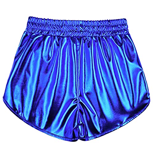 Image of Perfashion Girls Metallic Shorts Sparkly Shiny Hot Pants Gold /Silver /Pink Outfit