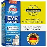Pet Eye Wash Drops Help Prevent Pink Eye, Allergies Symptoms, Infections, Runny, Dry Eyes, Tear Stai